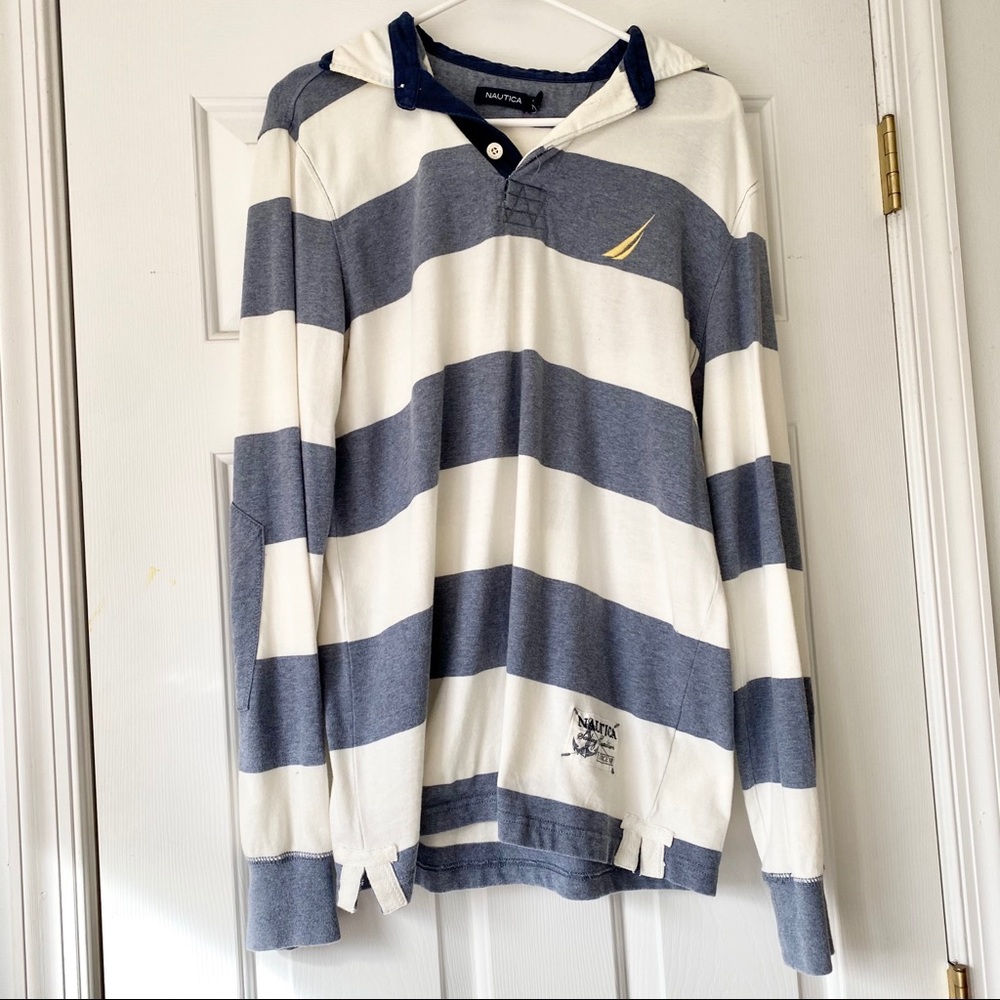 Nautica Striped Rugby Shirt